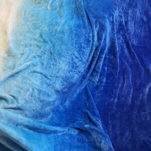HUGE Blue White Ombre Blanket